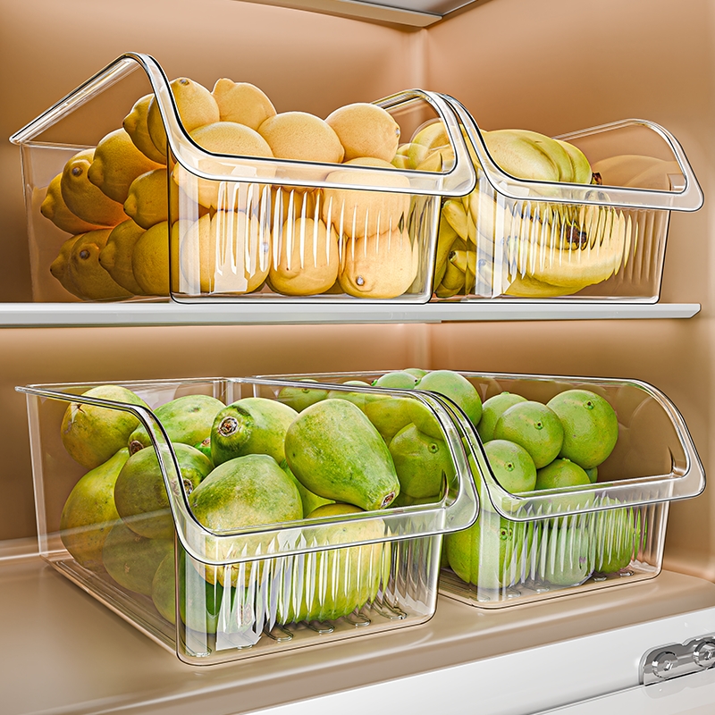 冰箱收纳盒收纳整理神器抽屉盒子储物盒整理盒鸡蛋食品保鲜盒厨房