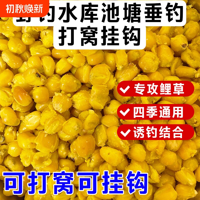 玉米打窝料颗粒钓鱼鲤鱼钓鱼老坛发酵老坛玉米诱钓两用鱼饵料