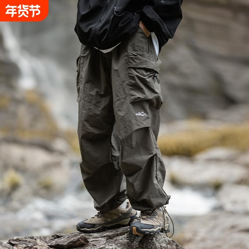 稻草人秋冬季登山冲锋裤男机能工装裤cityboy宽松运动长裤户外,户外/登山/野营/旅行用品,户外休闲裤,淘宝优惠券,粉丝福利购,淘宝优惠卷