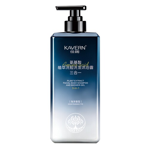 【男士三合一】沐浴露洗发水洗脸海洋香1000g