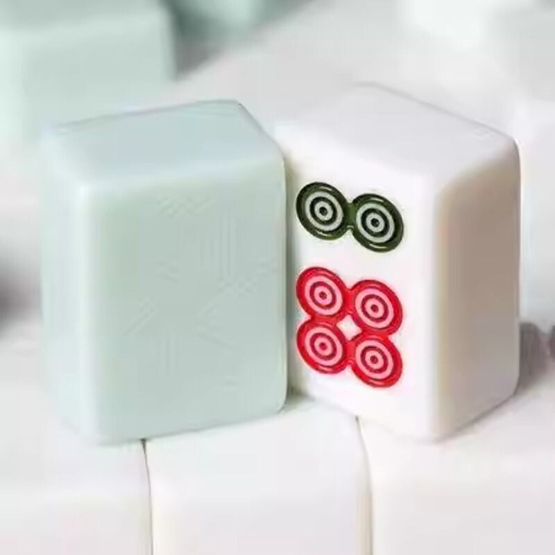 仿玉石颜色全自动电动四口机麻将机磁性牌一级正磁家用大号中号