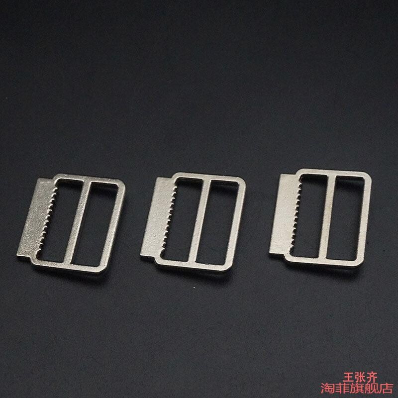 带子卡扣扣子调节扣枪黑色腰带扣调节扣帽子古铜色松紧锌合金帽带