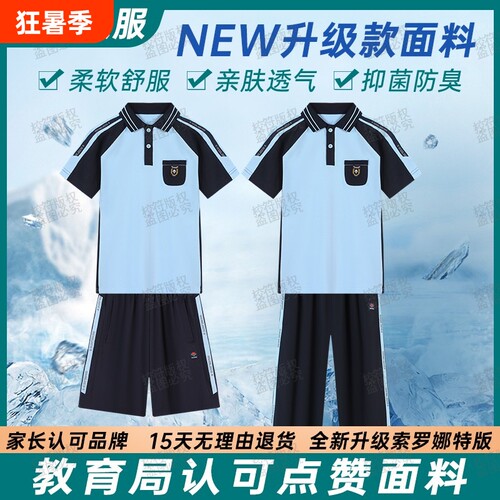 广西南宁市校服中小学生夏季套装