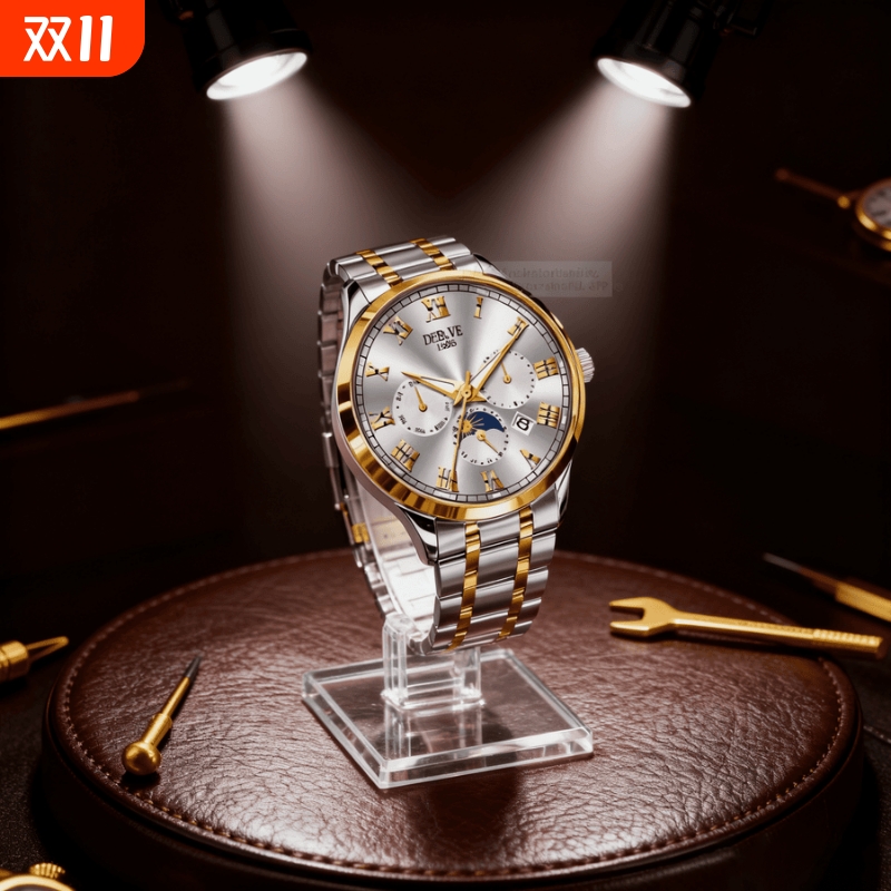 全自动名牌手表男士非机械表学生潮流镂空全自动十大防水男款正品