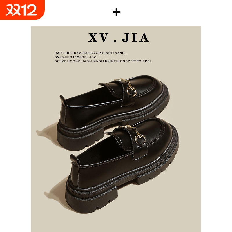 啄木鸟厚底学院英伦风jk小皮鞋2025新款春秋季玛丽珍女鞋子一脚蹬