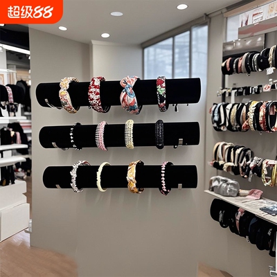 发箍架发饰发圈展示架结实绒布