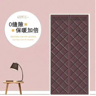 优质棉门帘保暖防风q加厚磁性自吸免打孔农村平房家用冬天防寒门