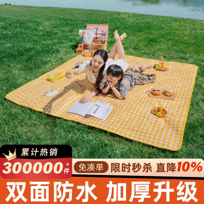 野餐垫防潮加厚户外地垫春游露营防水ins便携垫子草坪野炊坐垫
