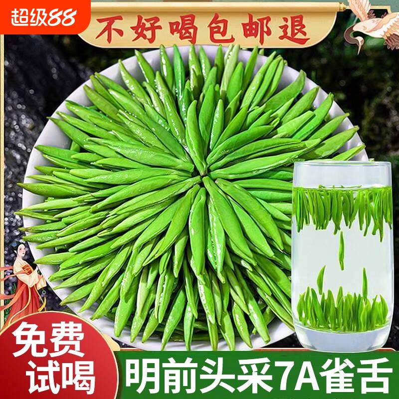 2026新茶正宗贵州雀舌绿茶明前特级头采嫩芽7A湄潭翠芽茶叶自己喝图片