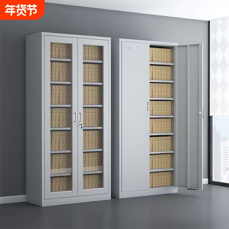 会计财务凭证柜家用鞋柜文件资料合同储物柜档案柜办公室铁皮专用