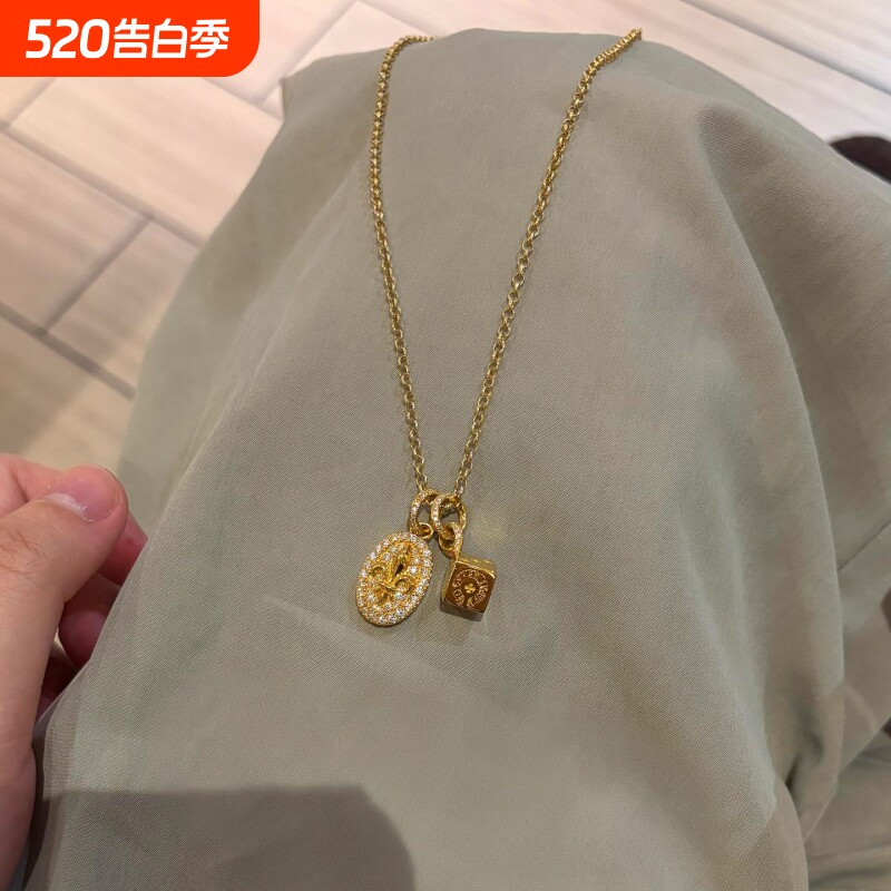 项链女款葫芦吊坠锁骨链小众设计时尚百搭颈链送女友礼物时尚饰品