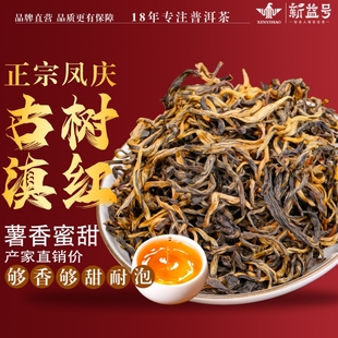 大雪山野生红茶新益号云南正宗凤庆滇红茶春茶古树红茶浓香型茶叶