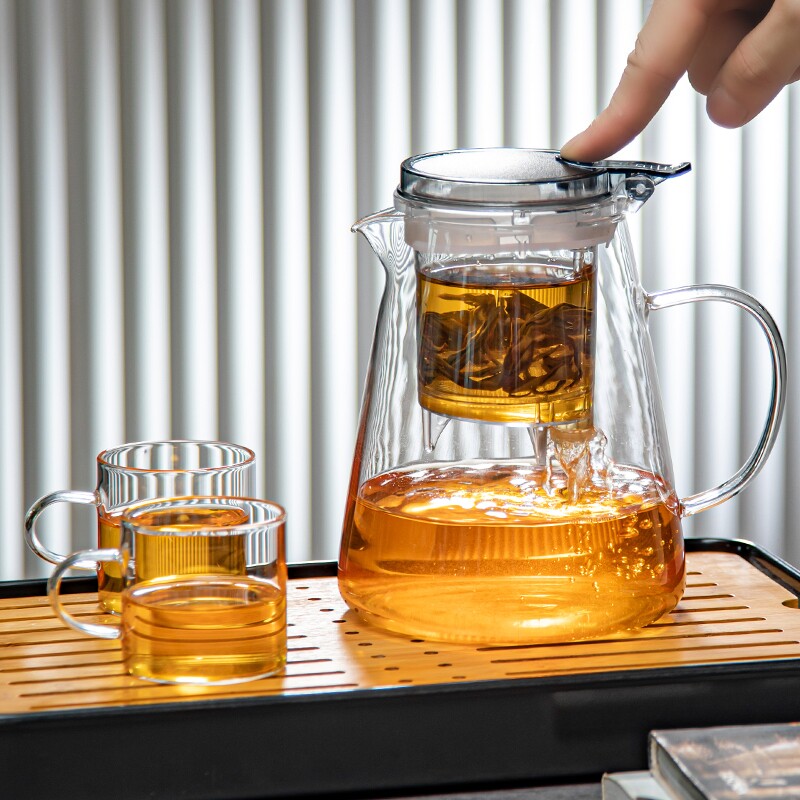 加厚茶壶飘逸杯泡茶家用耐热玻璃2026新款茶水分离泡茶杯高硼硅图片