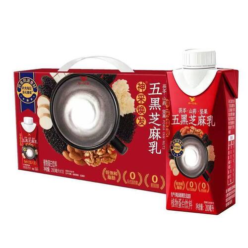 统一神采焕发五黑芝麻乳植物蛋白