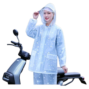 雨衣雨裤女款分体式全身防暴雨电动车雨裤成人防水服女士长款套装