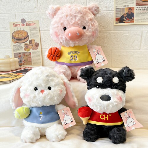 高品质8寸公仔儿童娃娃精品抓机婚庆抛洒礼品小玩偶摄影小熊羊象