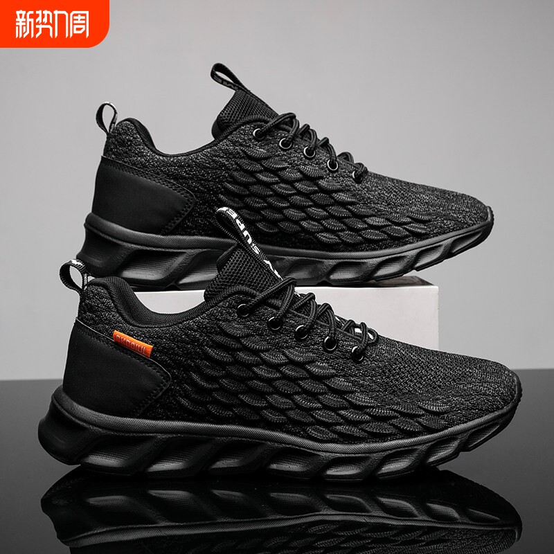 欧伦啄木鸟大尺码男鞋2025新款秋季飞织男士运动休闲鞋46大号4