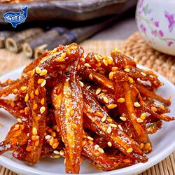 福建东山岛香辣小鱼干即食甜辣银鱼仔香酥麻辣耐吃休闲解馋小鱼仔
