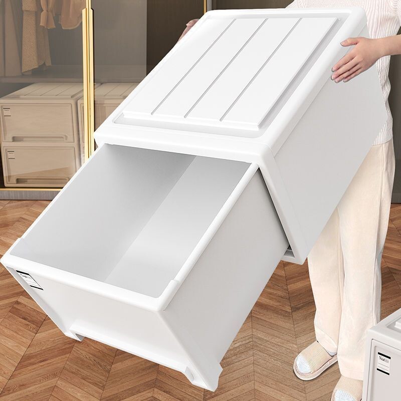 收纳箱抽屉式裤子透明整理箱家用衣物储物柜子衣柜塑料内衣收纳盒