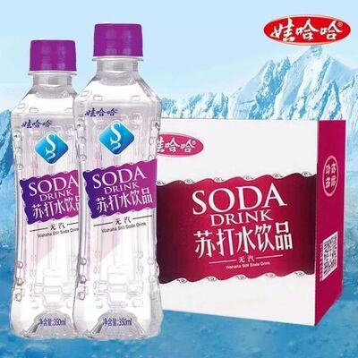 娃哈哈苏打水微甜无气更健康