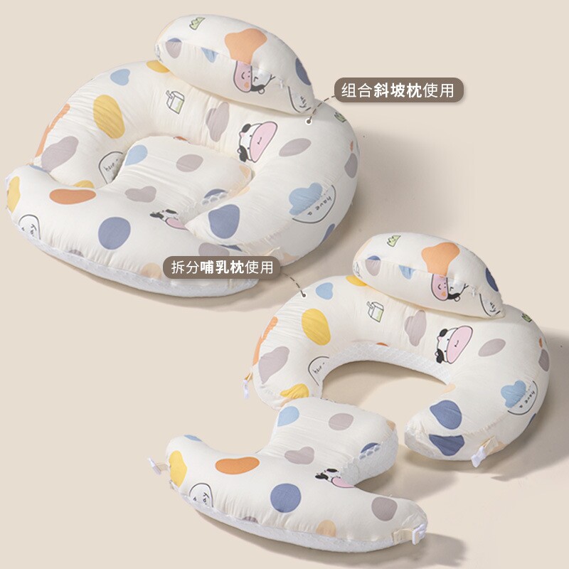 哺乳枕头喂奶枕护腰躺喂侧喂防吐奶神器新生儿喂奶坐月子垫托