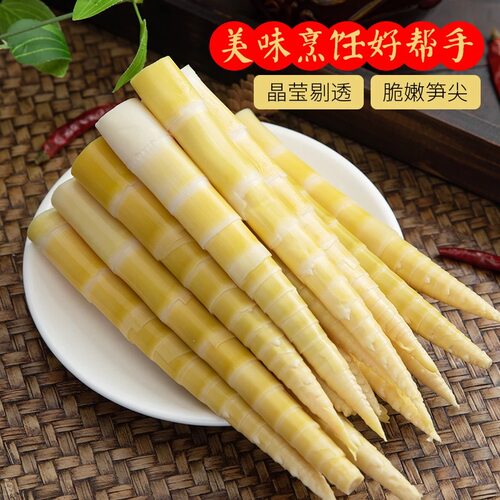 当季新鲜整根清水小竹笋嫩笋尖火锅食材时令凉拌炒菜绝配
