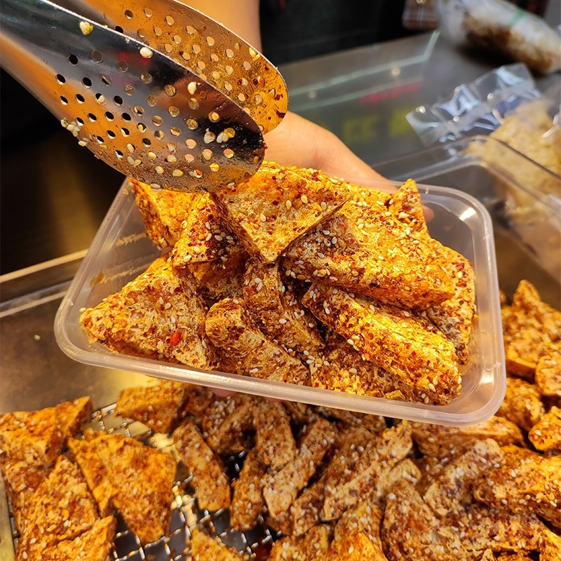 叙永豆腐干网红零食小吃重庆特产四川麻辣脆香解馋休闲炸豆干好吃