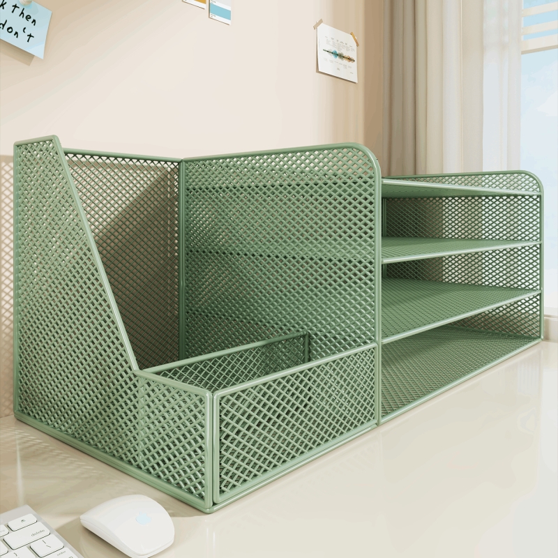 书架桌面置物架宿舍书桌上收纳架