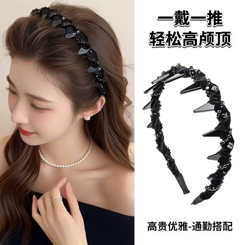 秋冬穿搭闪钻路易斯巴黎王妃发箍