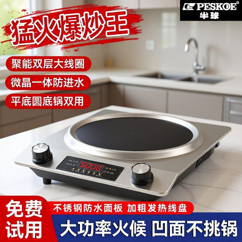 半球凹面电磁炉|超8000次加购