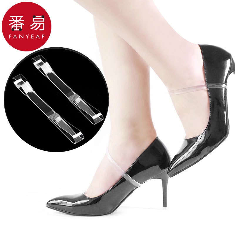 束鞋带B1pn0-高跟鞋束鞋带防掉跟免安装防止鞋不跟脚松紧扣绑