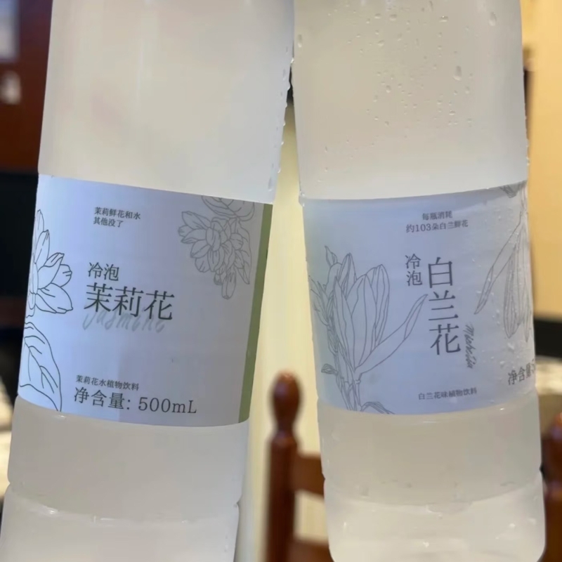 冷泡茉莉花水茉莉花茶天然茉莉花0糖0卡夏天饮料水无香精无防腐剂