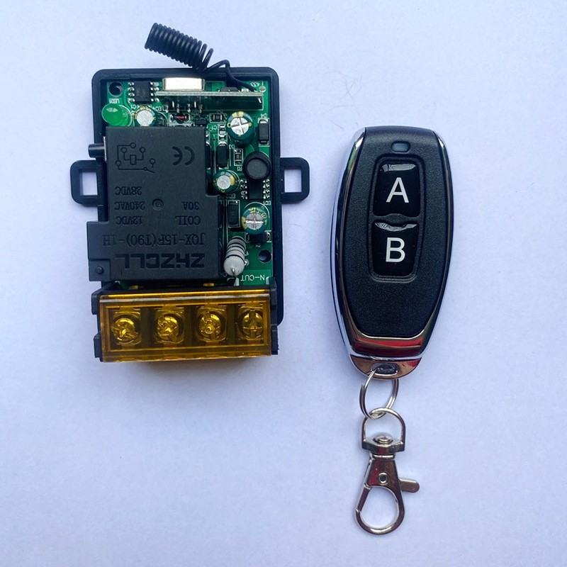 水泵远程遥控开关220V无线智能控制器电机电动车汽车改装遥控开关
