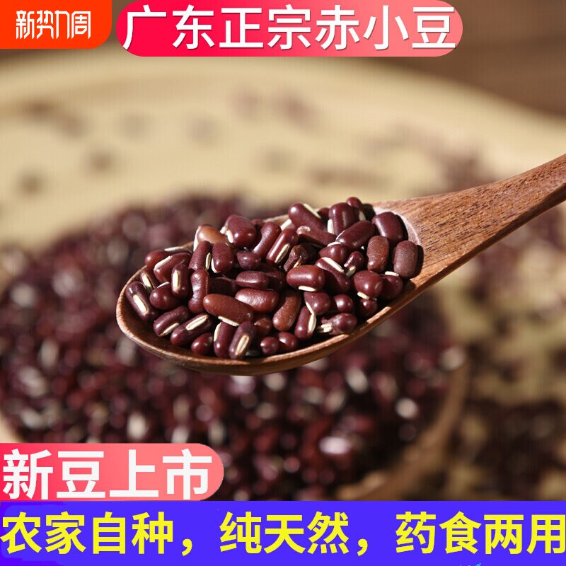 广东正宗赤小豆农家自产纯天然长粒有机红豆赤豆杂粮新货500g