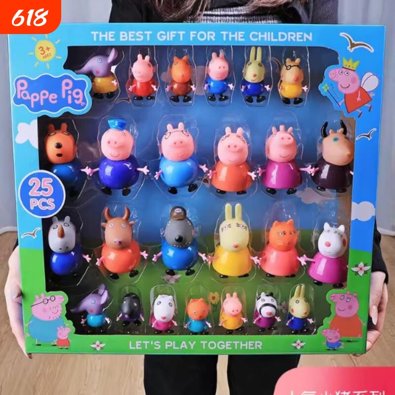 小猪玩具佩奇别墅过家家玩具公仔乔治别墅男女孩礼物房子生日礼物