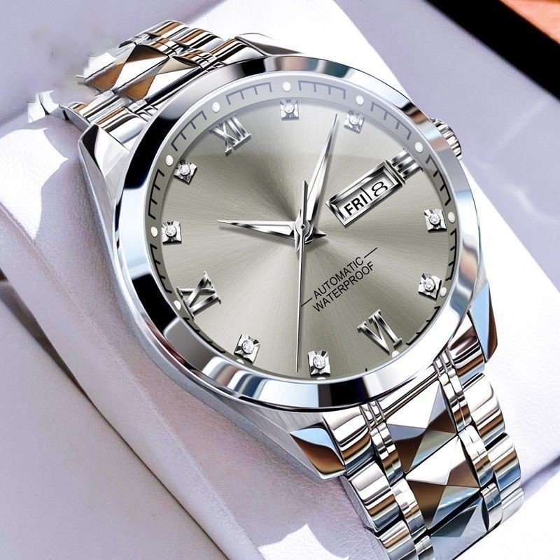 老人手表男士爸爸女款情侣表防水老年人学生石英表男款非机械表礼