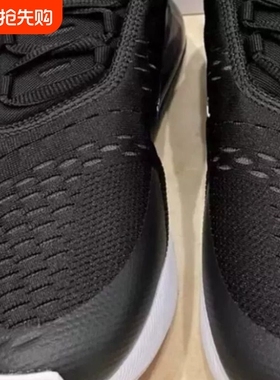 现货直发男款跑鞋Air Max 270黑魂透气轻便缓震休闲运动鞋运动