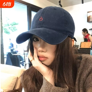 张婧仪同款棒球帽女2026新款韩版软顶宽帽檐大脸显脸小鸭舌帽子潮