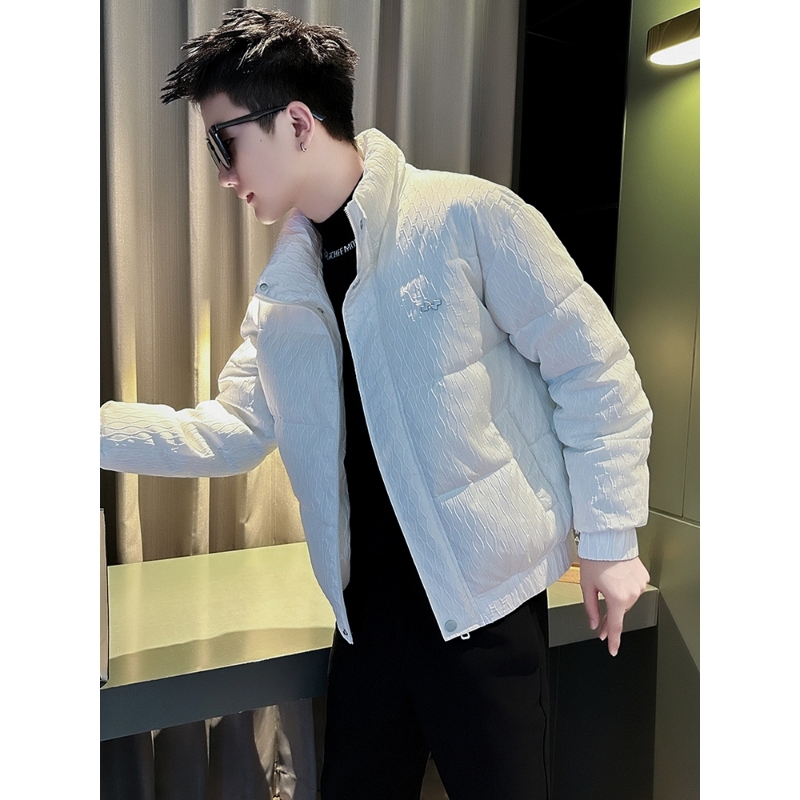 户外高级感立领羽绒棉服男冬季潮牌痞帅棉衣袄子2025新款男士加厚