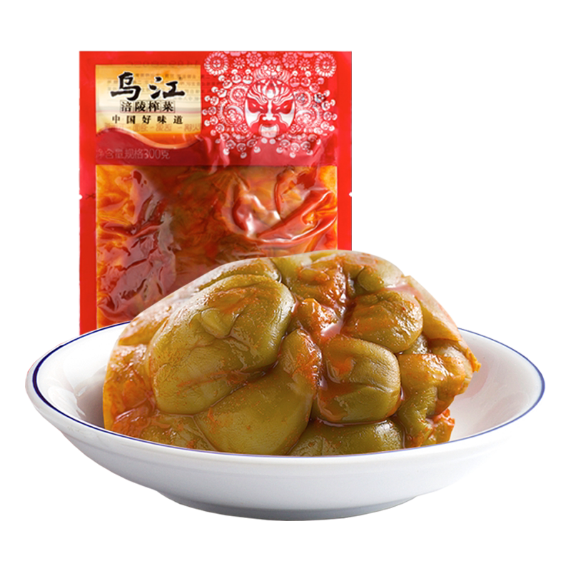 创宙 乌江榨菜头榨菜全形300g炖汤咸香做菜开味咸菜下饭菜鲜脆袋装