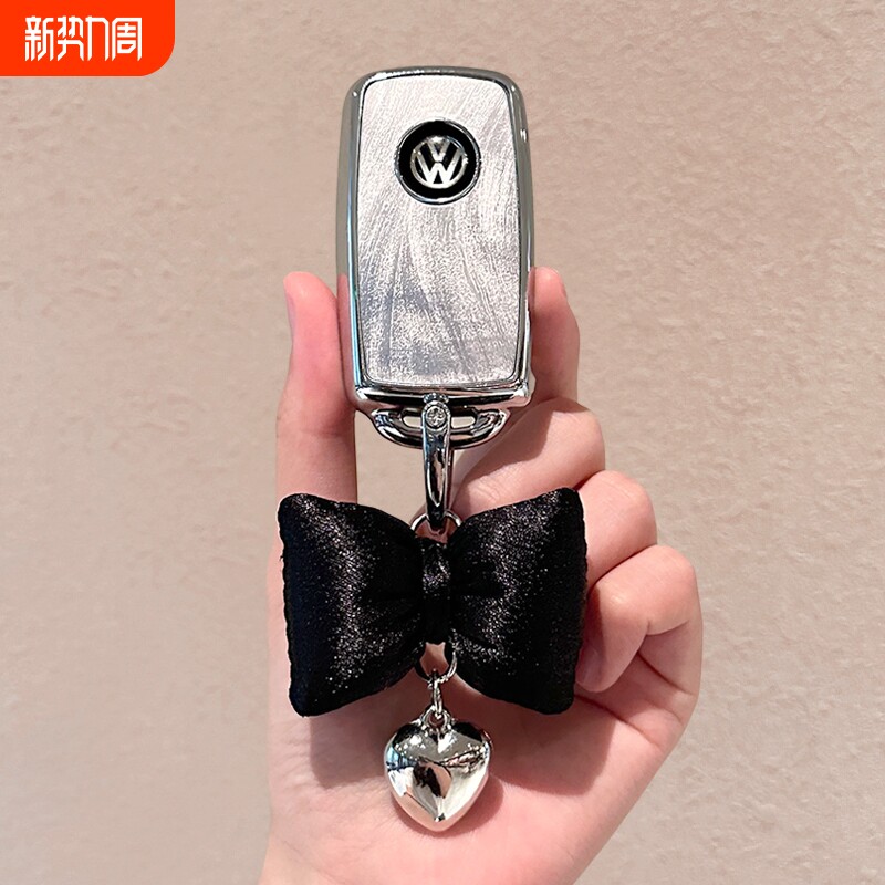 大众桑塔纳钥匙套甲壳虫速腾宝来途观polo帕萨特朗逸蔚领老款壳扣