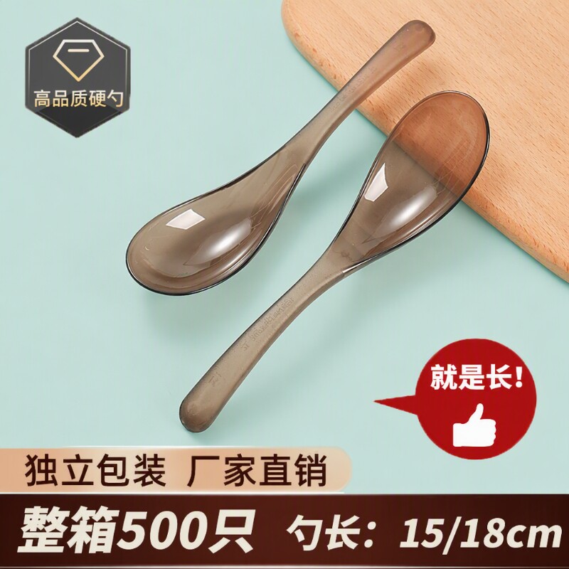 一次性塑料大号汤勺|千人加购图片