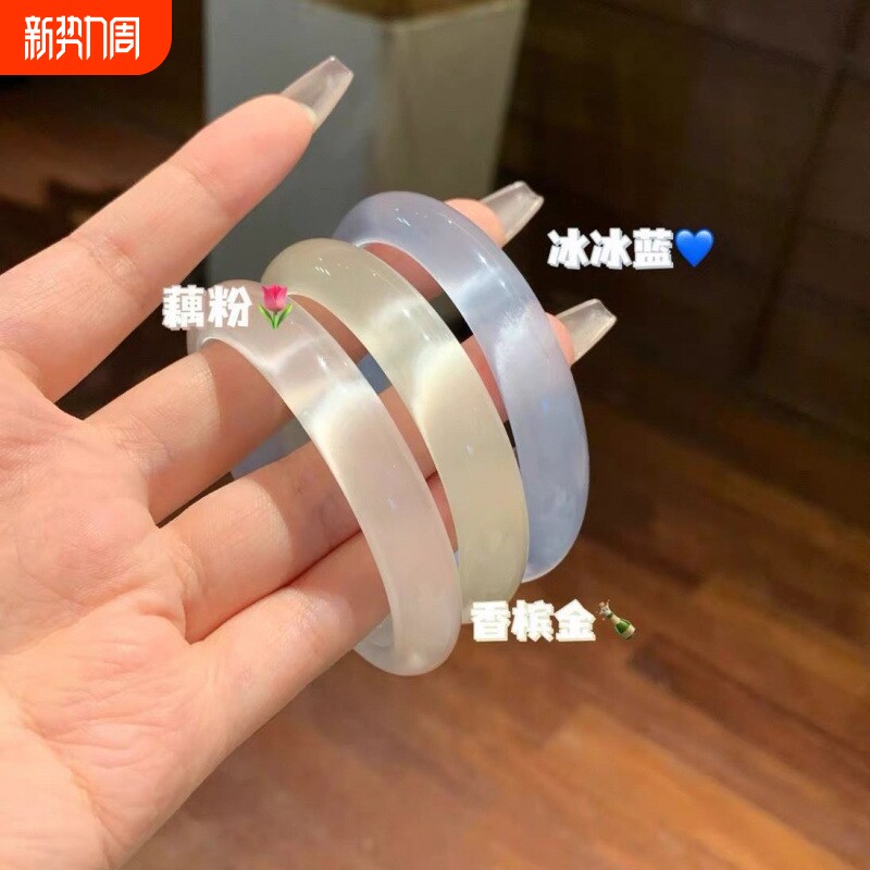 厂家批发直播货源白月光猫眼石手镯时尚女款手镯抖音电商一件代发