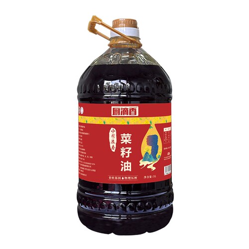 贵州低芥酸纯正菜籽油5L非转基因农家菜籽压榨食用油约10斤家用