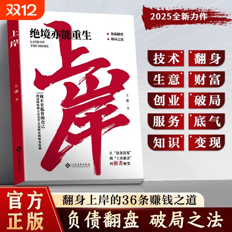 上岸绝境亦能重生负债翻盘破局之法翻身上岸的36条赚钱之道励志书
