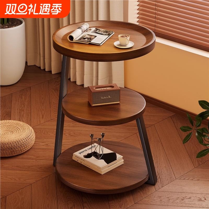 家用边几客厅沙发边柜2025新款可移动茶几小桌子置物架角几床头桌