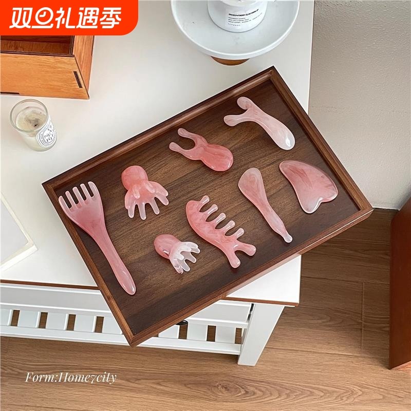 养生工具大全套！面部美容拨筋棒眼周经络小章鱼按摩梳按摩神器