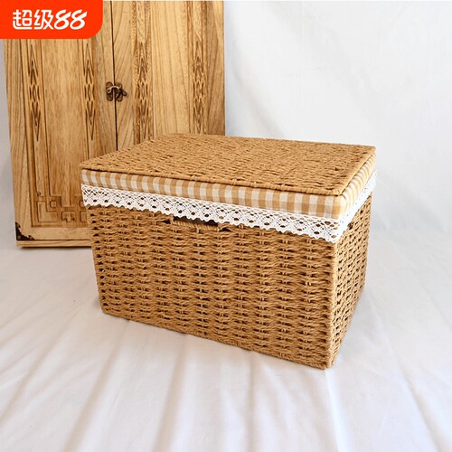 客厅用编织收纳筐41*30cm