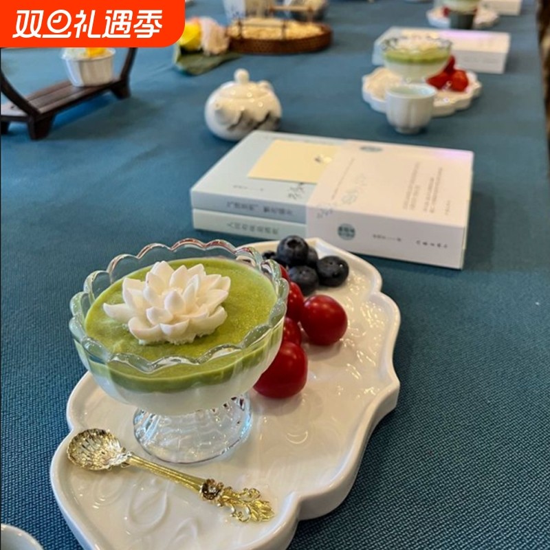 透明果汁沙拉玻璃杯奶茶奶昔饮料杯冰淇淋碗冰激凌杯水杯玻璃杯子