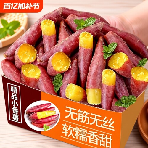 正宗天目山小香薯新鲜黄心板栗